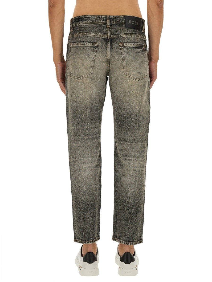 Boss Regular Fit Jeans – Grijs
