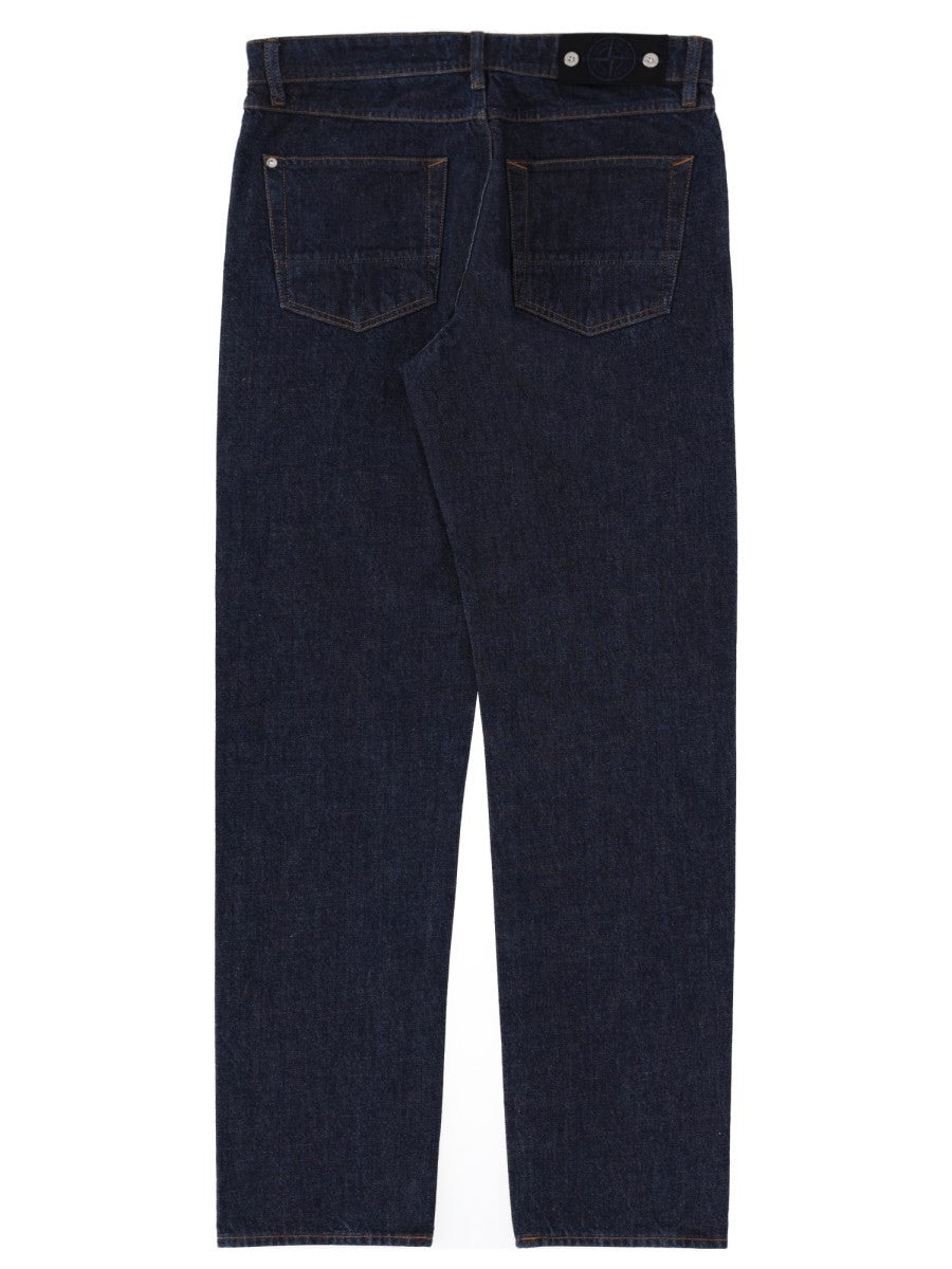 Stone Island Regular Fit Jeans – Donkerblauw