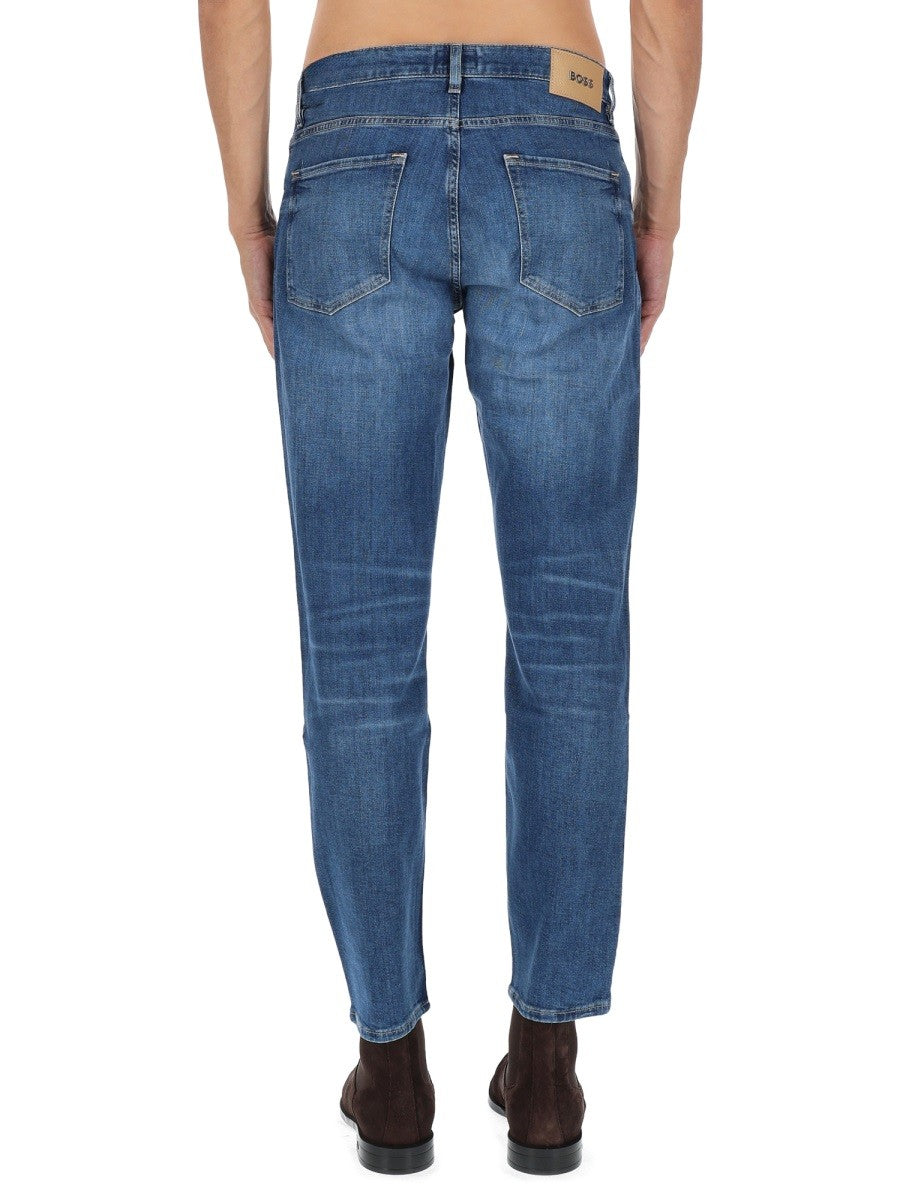 Boss Maine Jeans – Middenblauw