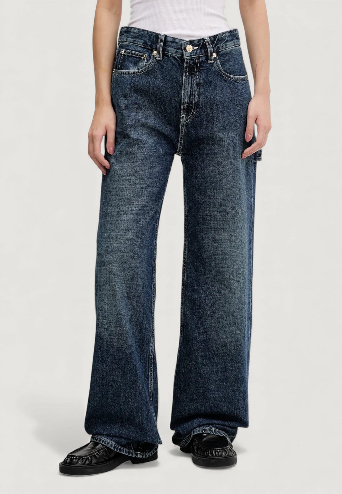Tommy Hilfiger Mom jeans – Blauw
