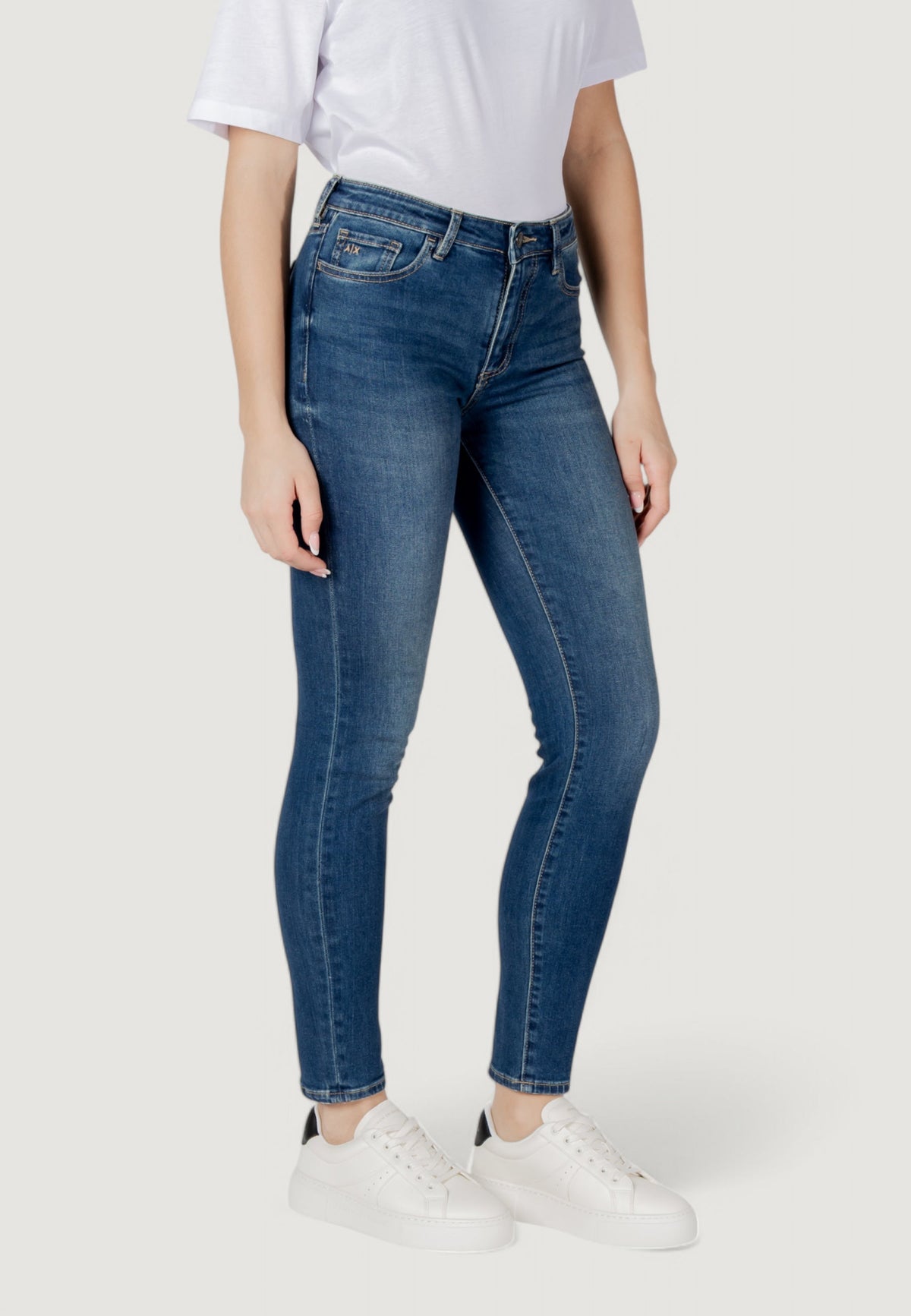 Armani Exchange Skinny Jeans – Lichtblauw