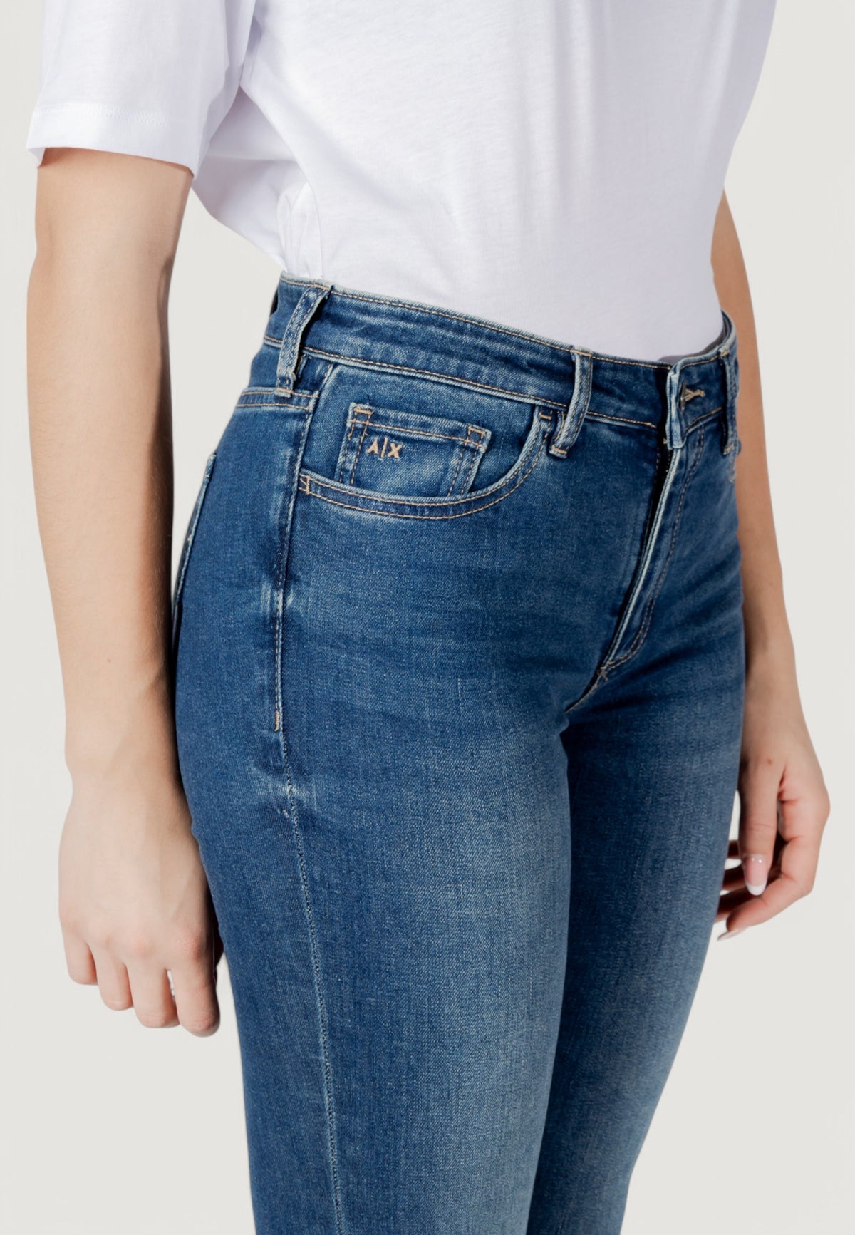 Armani Exchange Skinny Jeans – Lichtblauw