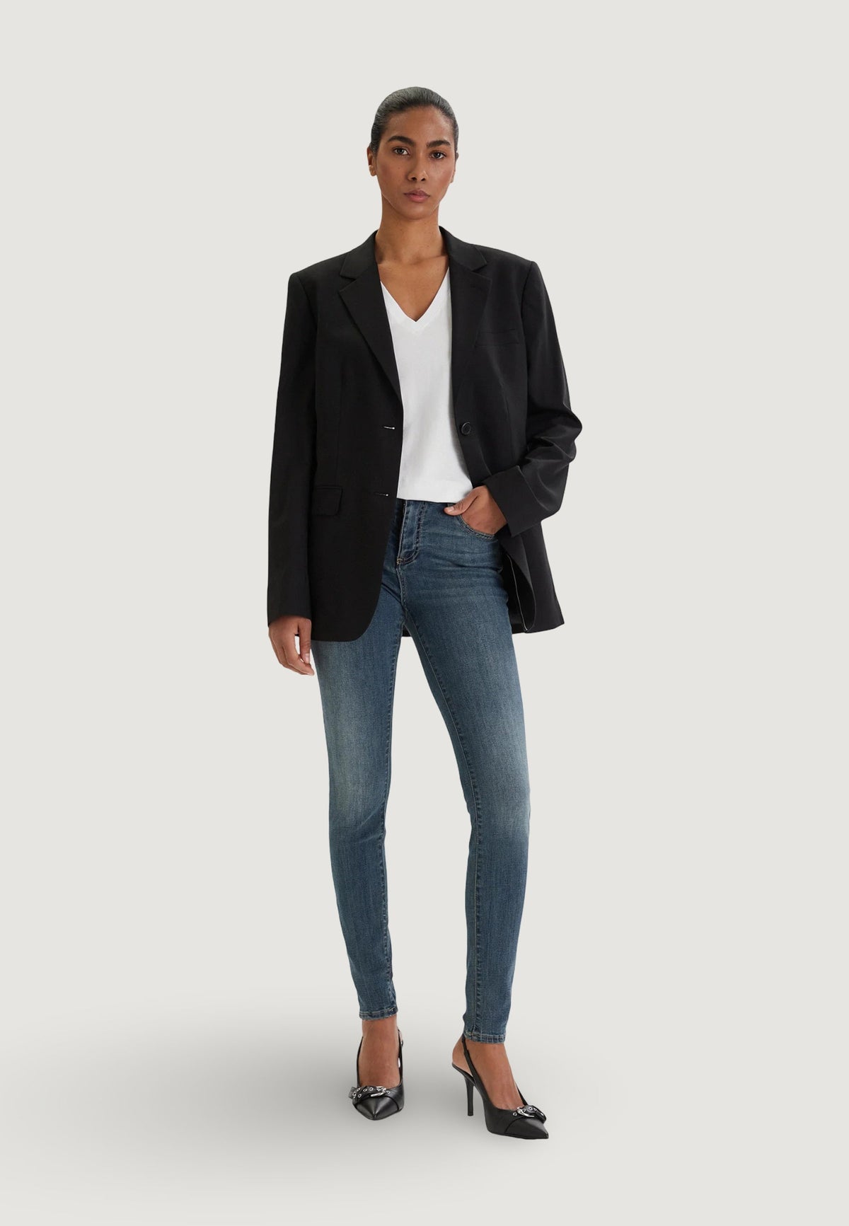 Armani Exchange Skinny Jeans – Blauw