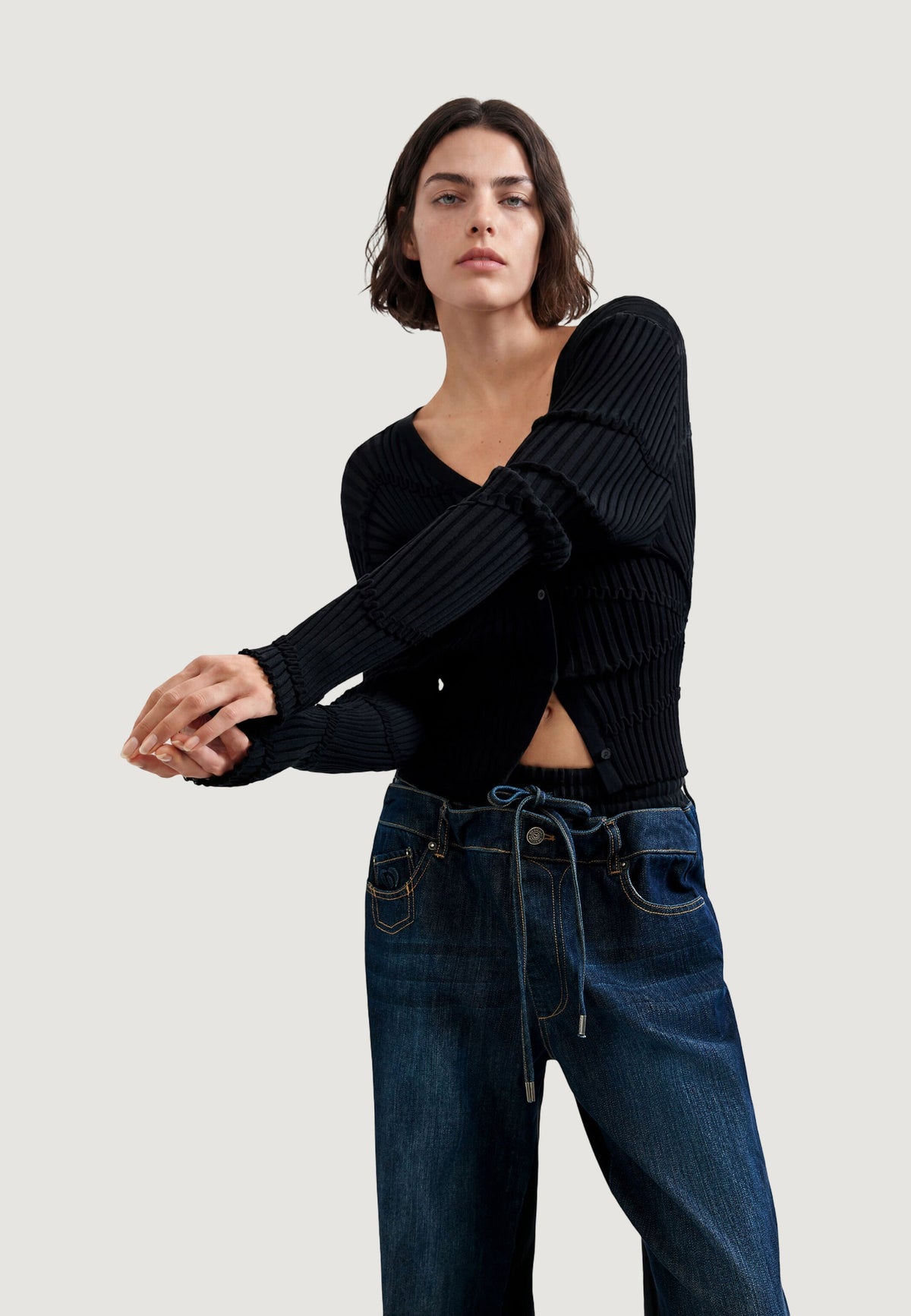 Desigual Ibrid Slim fit jeans – Blauw