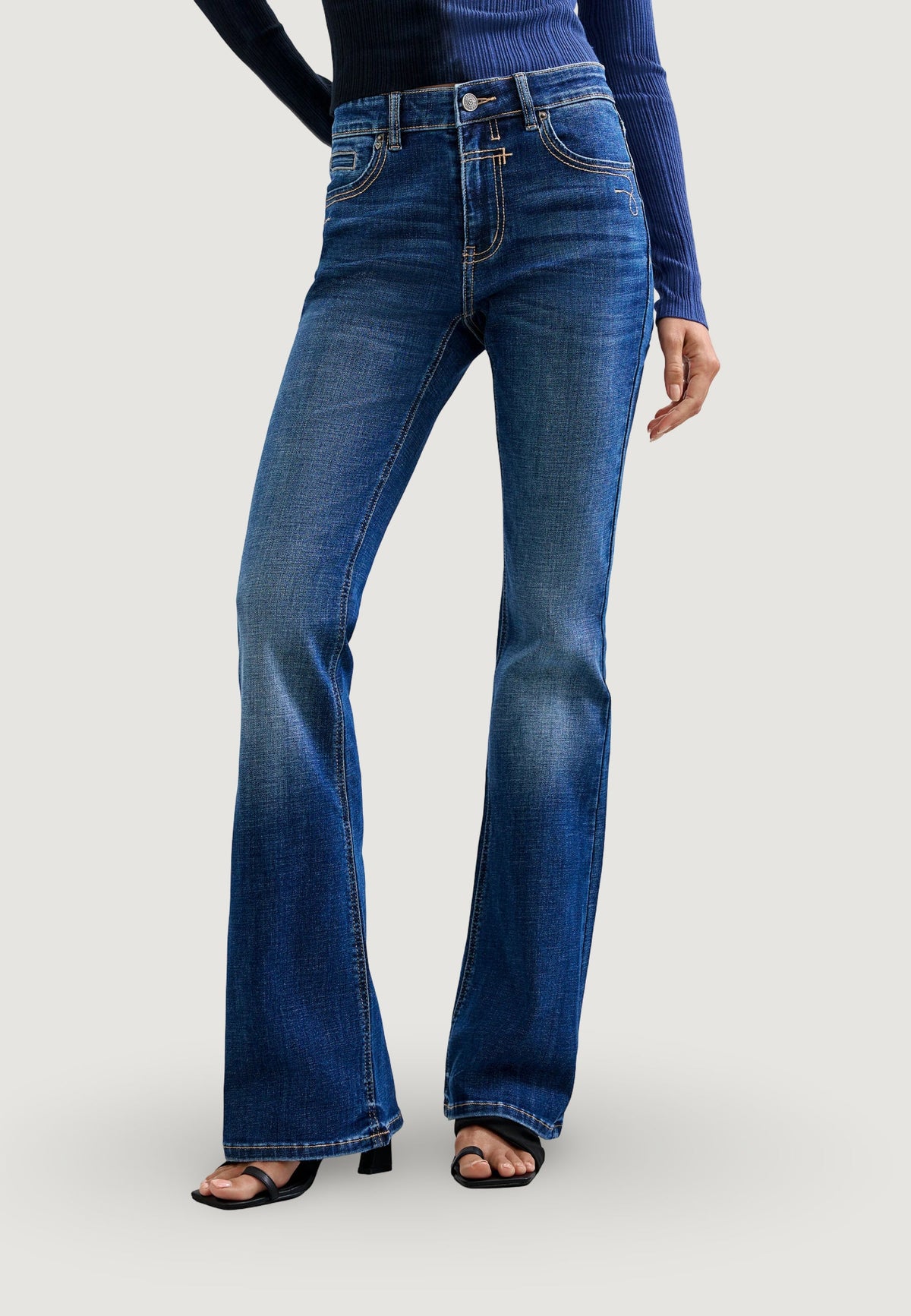 Desigual Lindsay Flared jeans – Blauw