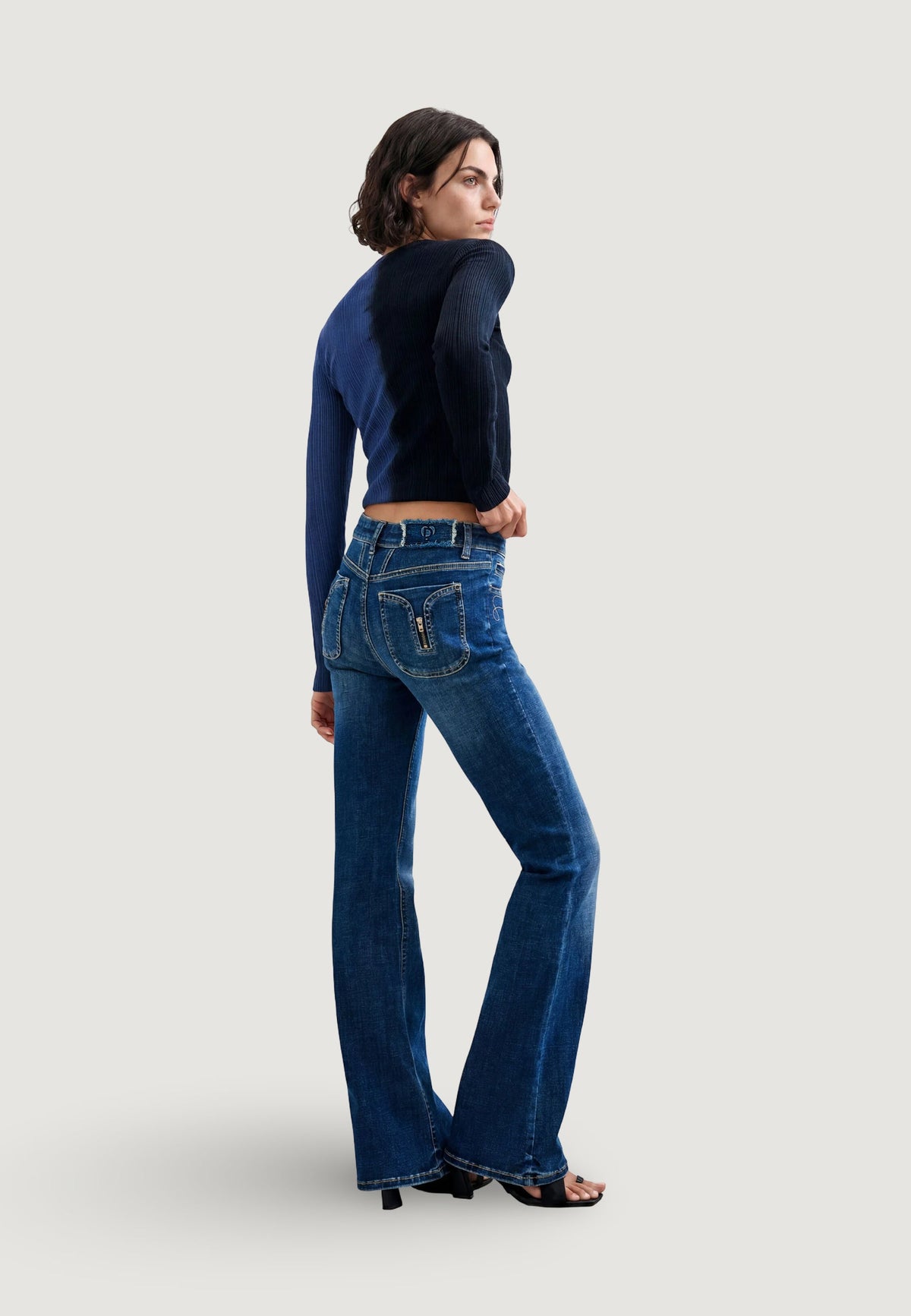 Desigual Lindsay Flared jeans – Blauw