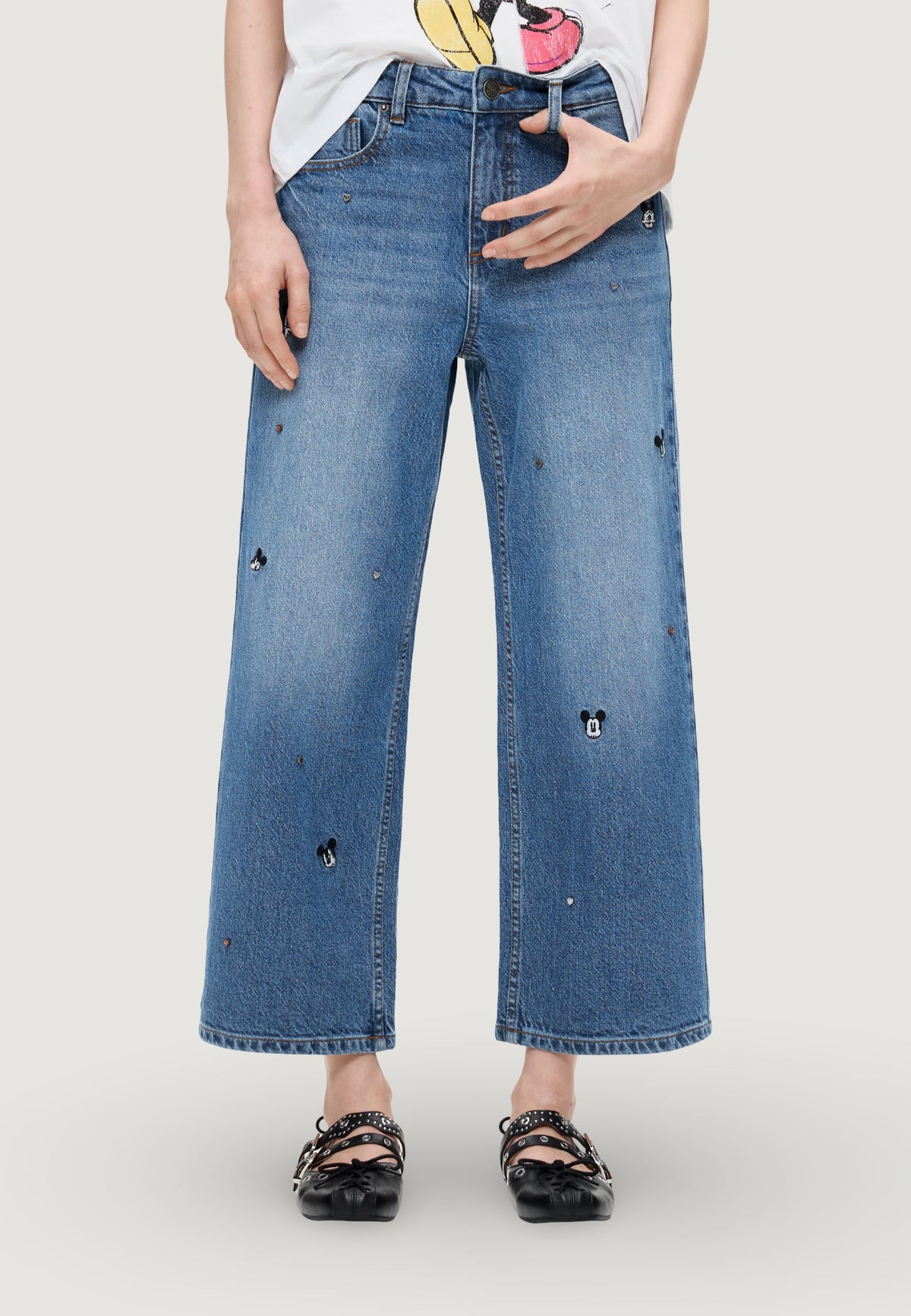 Desigual Mickey Jeans – Blauw