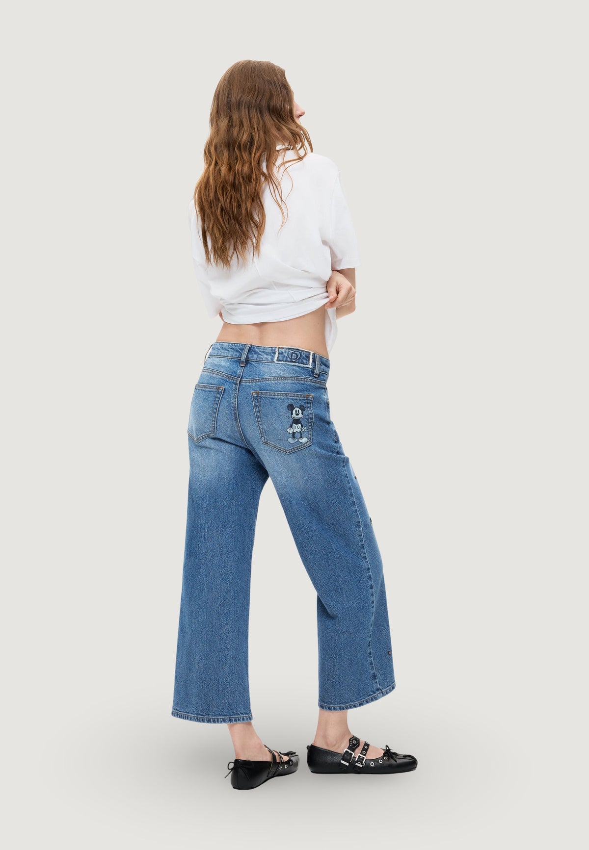 Desigual Mickey Jeans – Blauw
