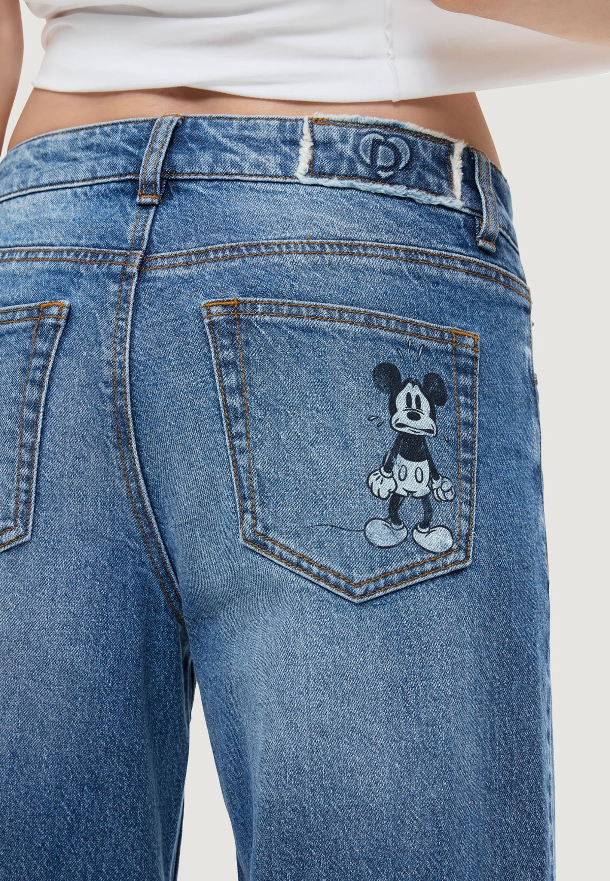 Desigual Mickey Jeans – Blauw