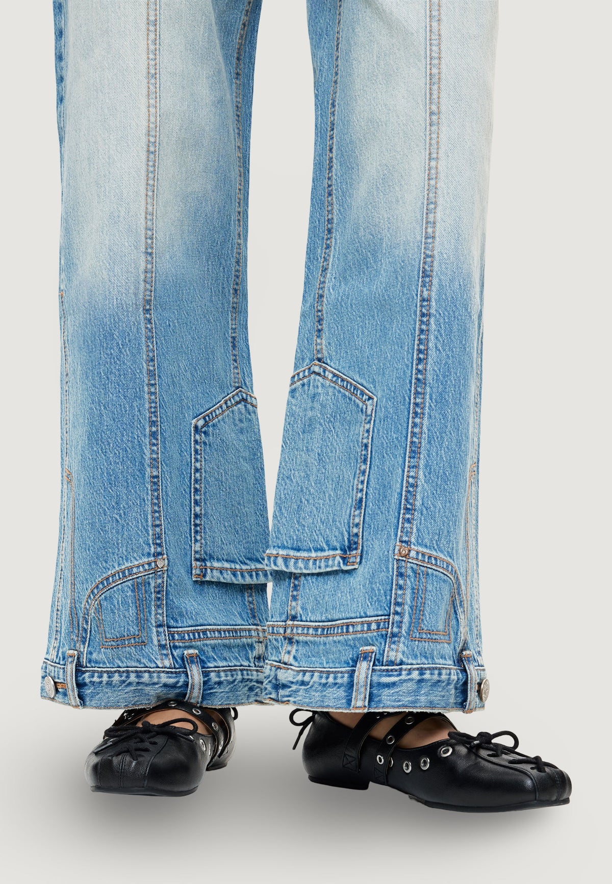 Desigual Invert Slim fit jeans – Lichtblauw