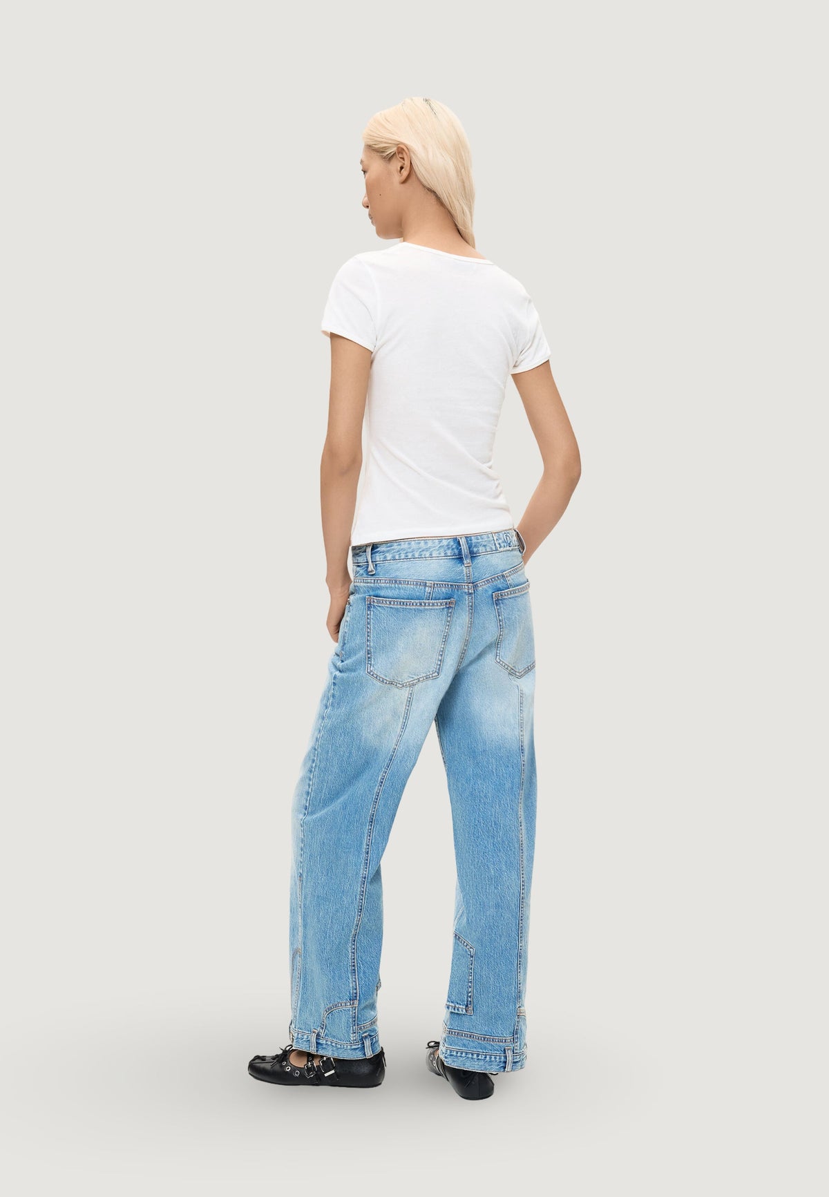 Desigual Invert Slim fit jeans – Lichtblauw