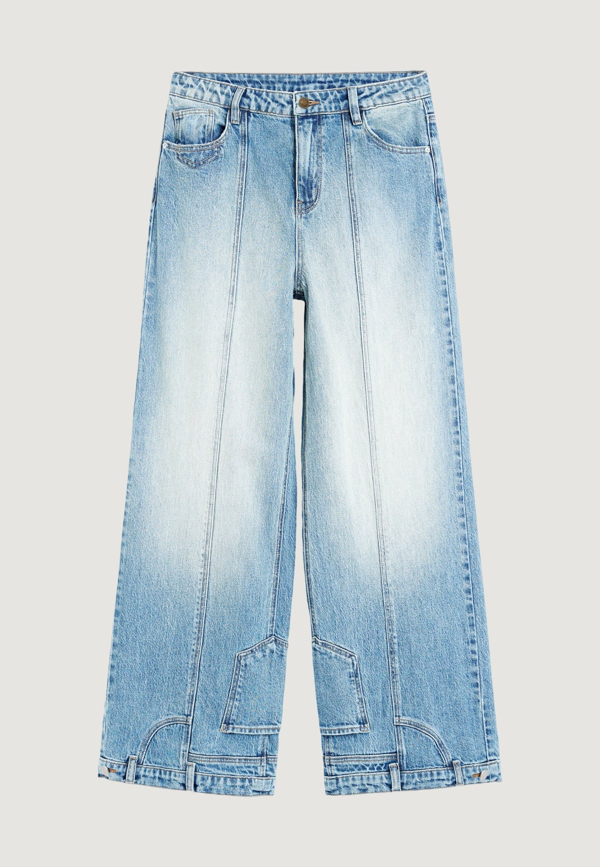 Desigual Invert Slim fit jeans – Lichtblauw