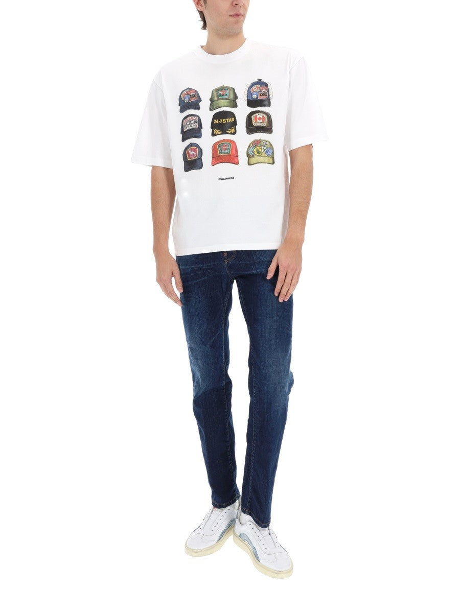 Dsquared2 Stretch jeans – Donkerblauw