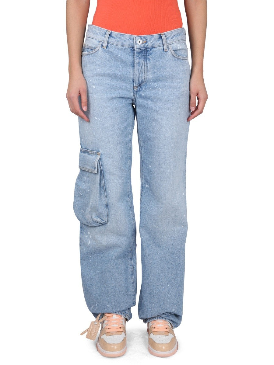 Off-White Toybox Jeans – Lichtblauw