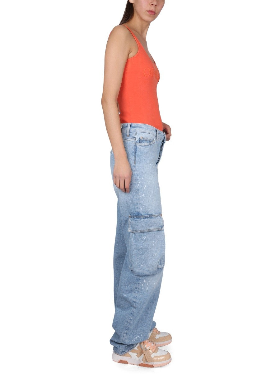 Off-White Toybox Jeans – Lichtblauw