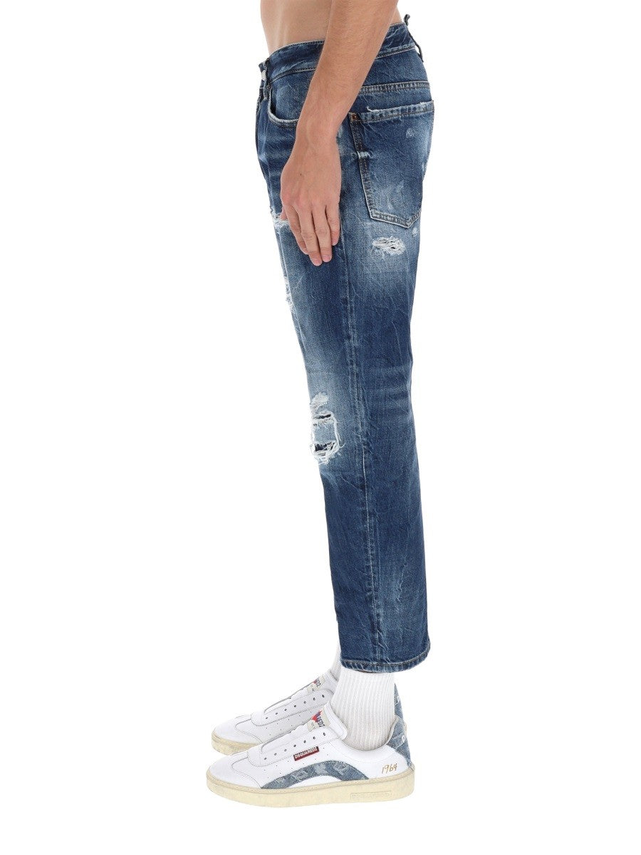 Dsquared2 Destroyed Jeans – Middenblauw
