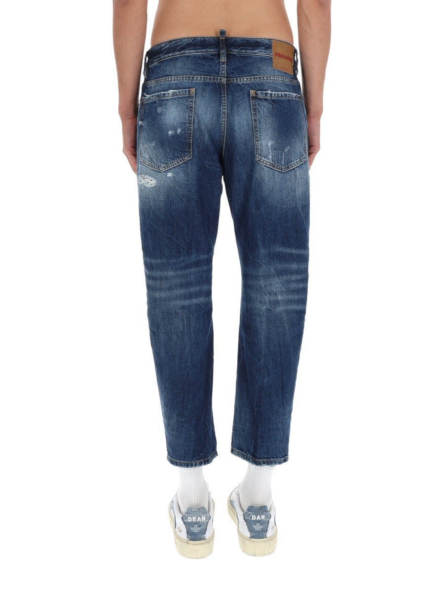 Dsquared2 Destroyed Jeans – Middenblauw