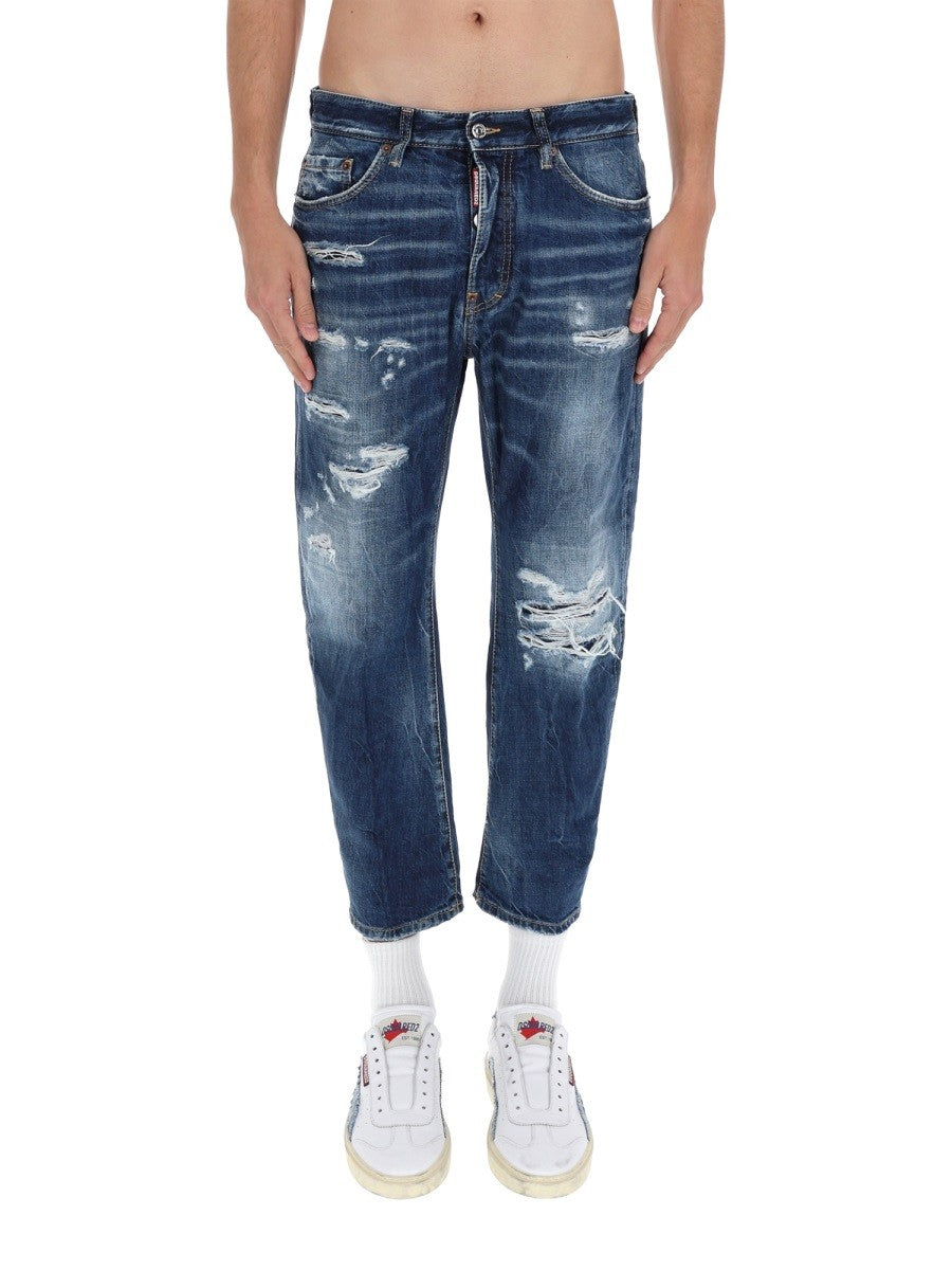 Dsquared2 Destroyed Jeans – Middenblauw