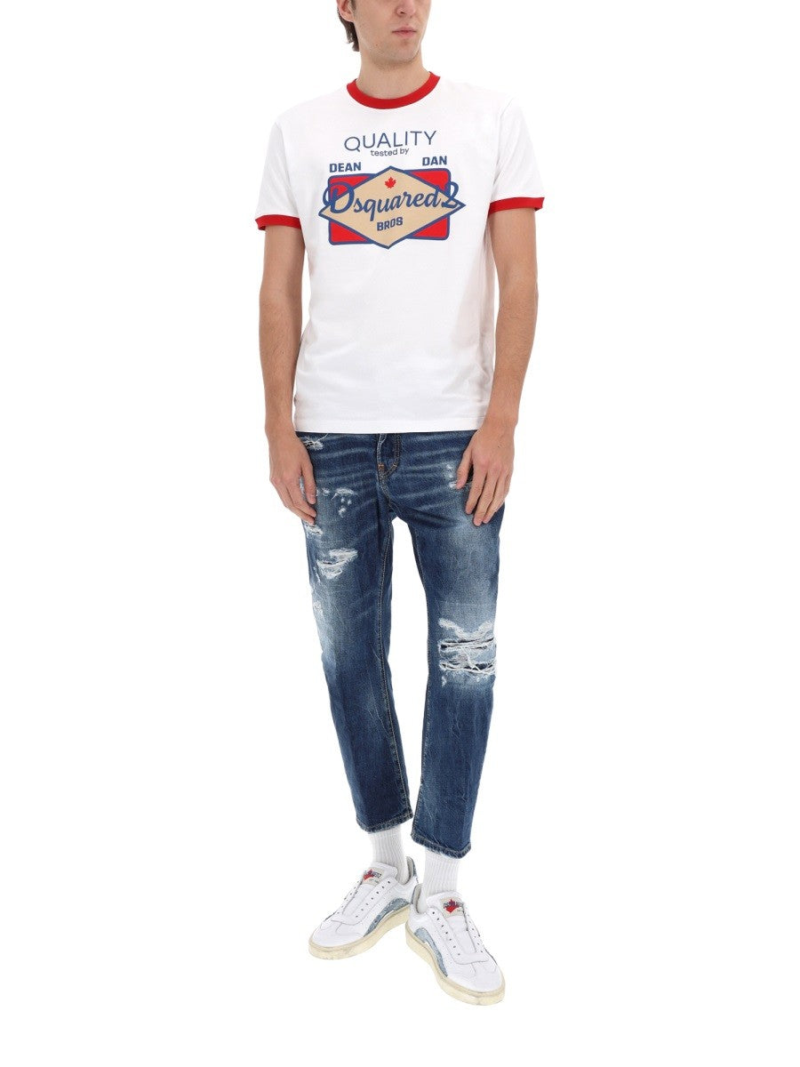 Dsquared2 Destroyed Jeans – Middenblauw