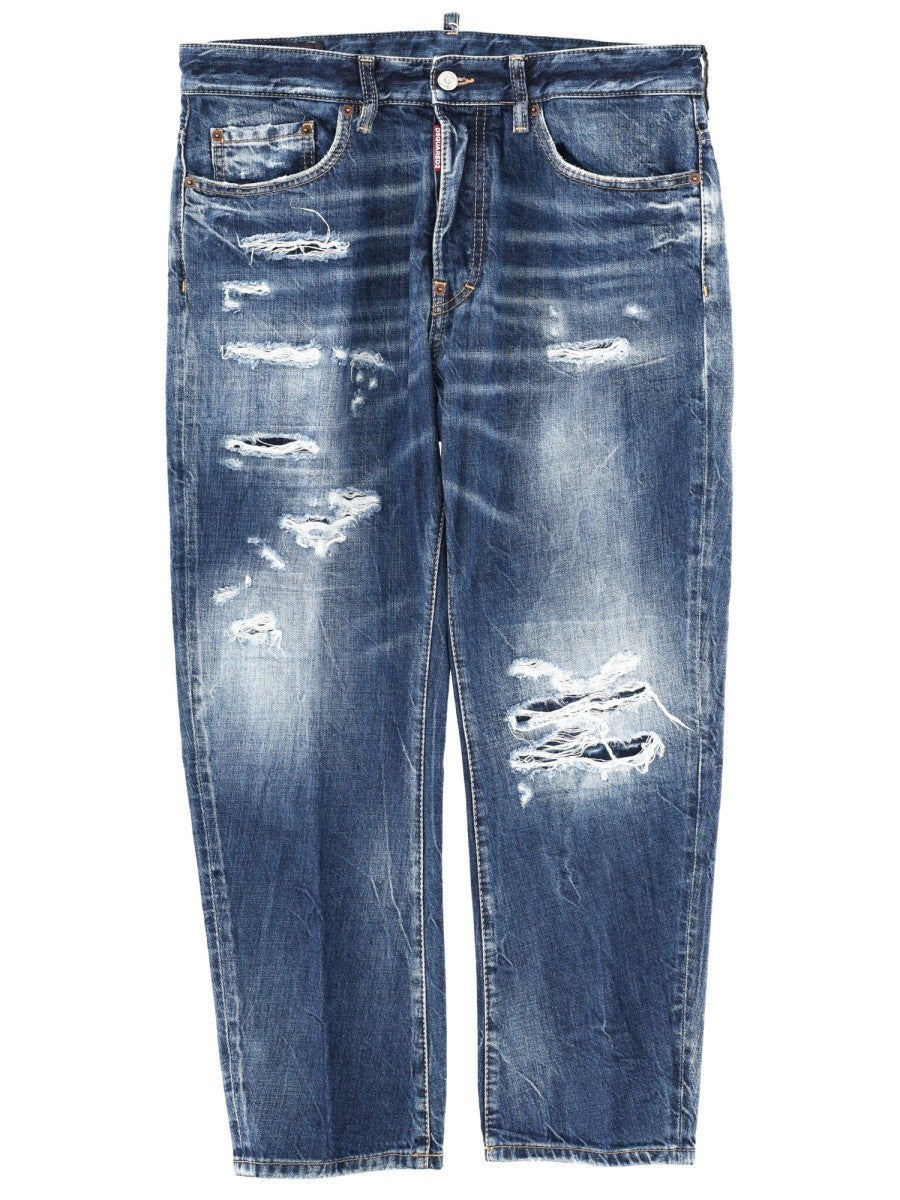 Dsquared2 Destroyed Jeans – Middenblauw