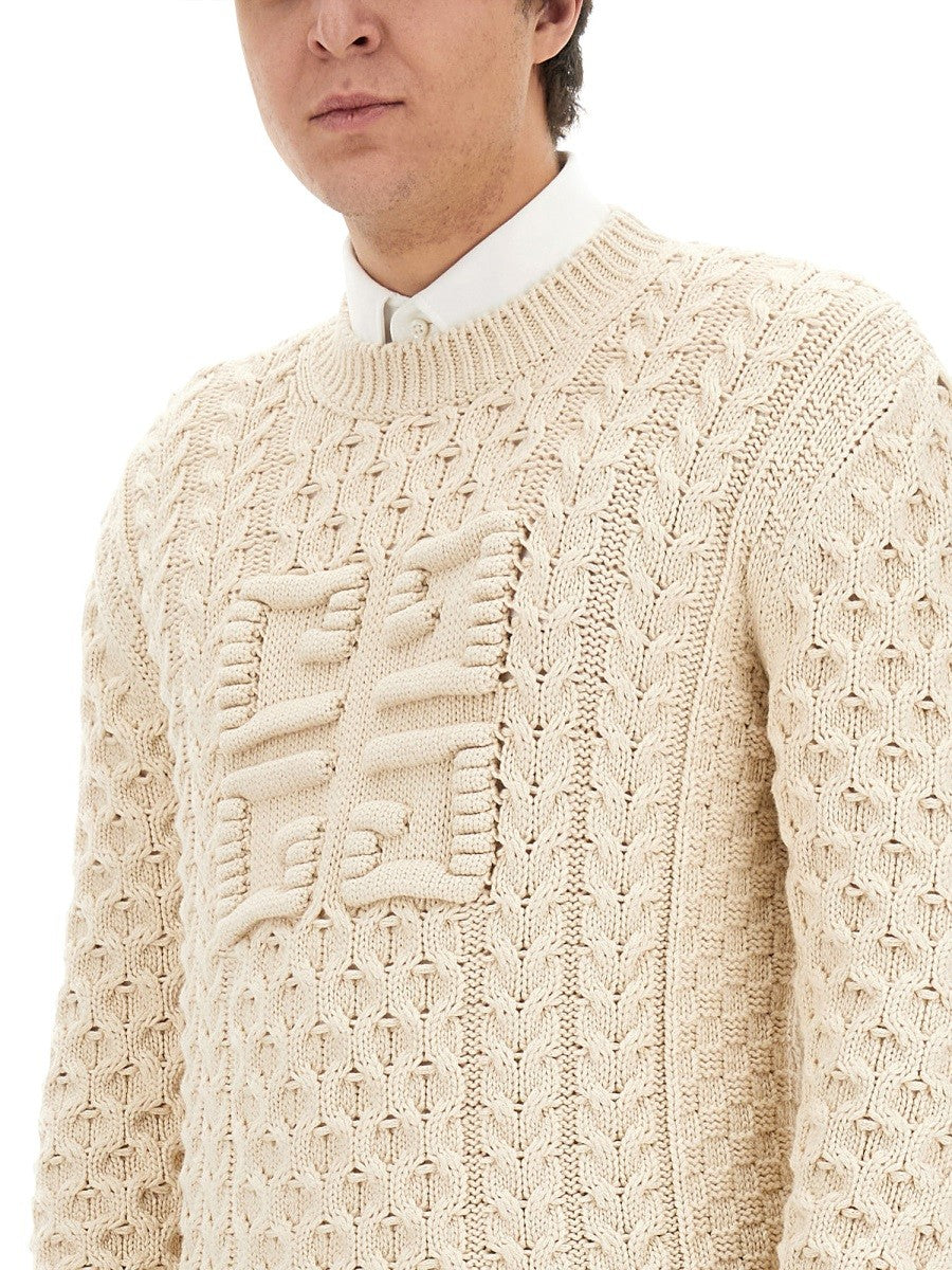 Givenchy Trui met logo – Beige