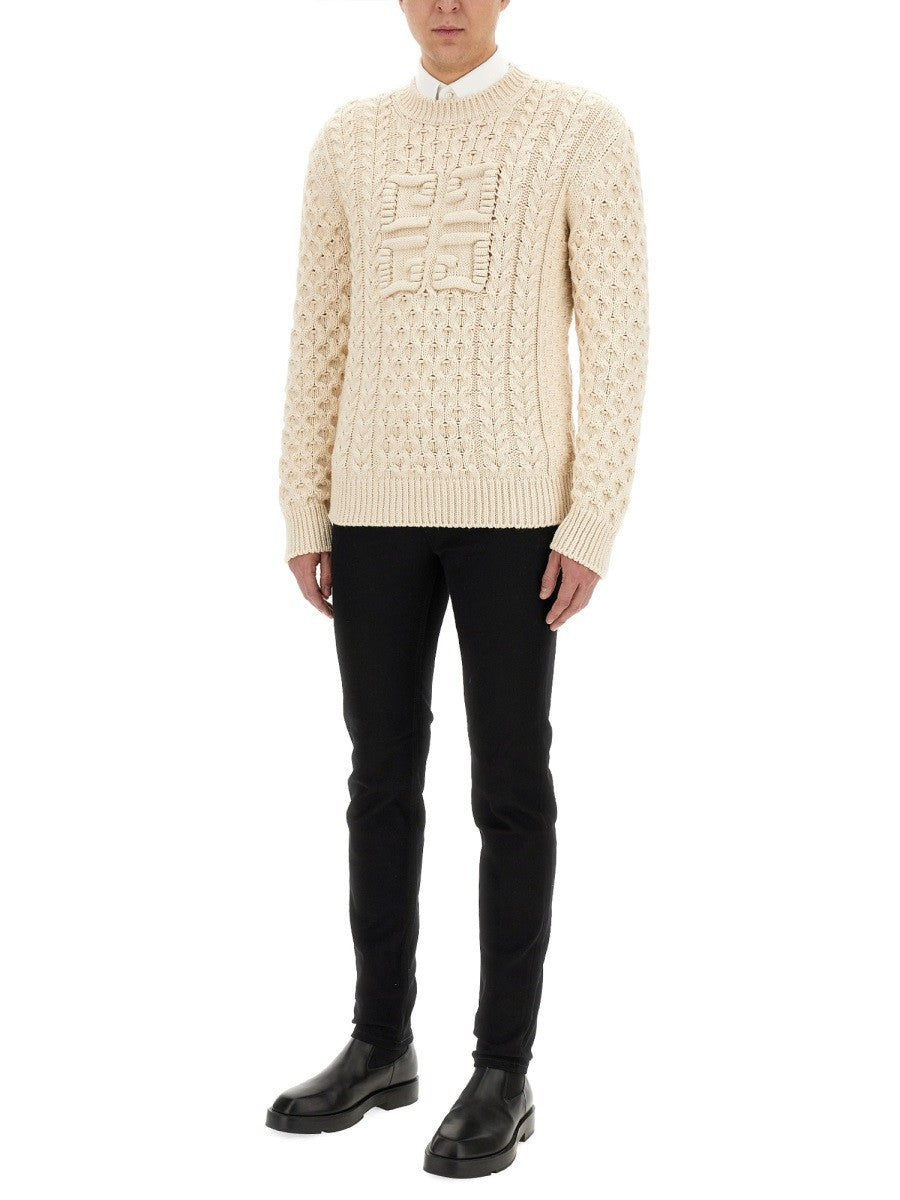 Givenchy Trui met logo – Beige