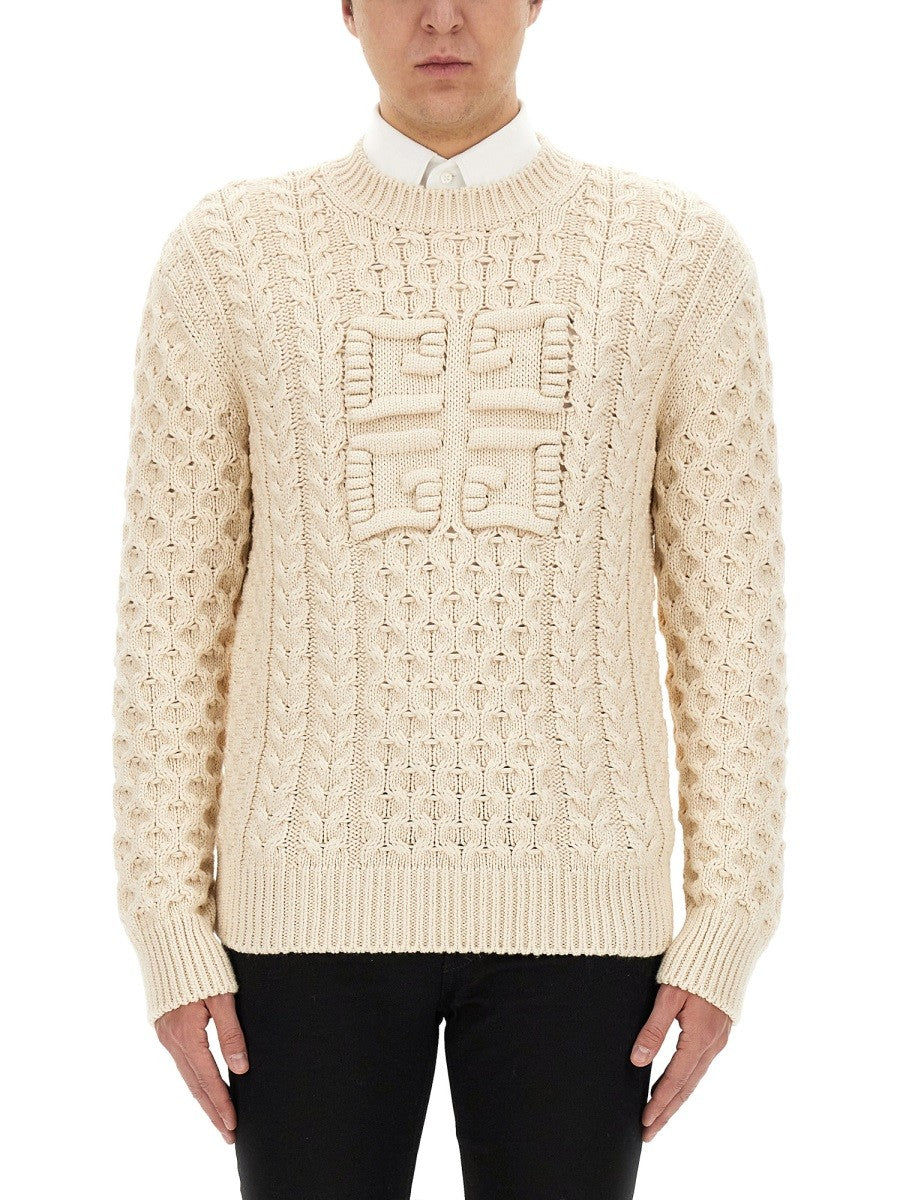 Givenchy Trui met logo – Beige