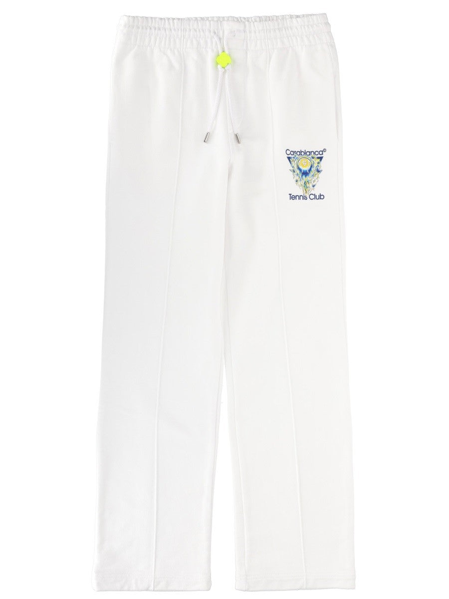 Casablanca Tennis Club Icon Joggingbroek – Wit