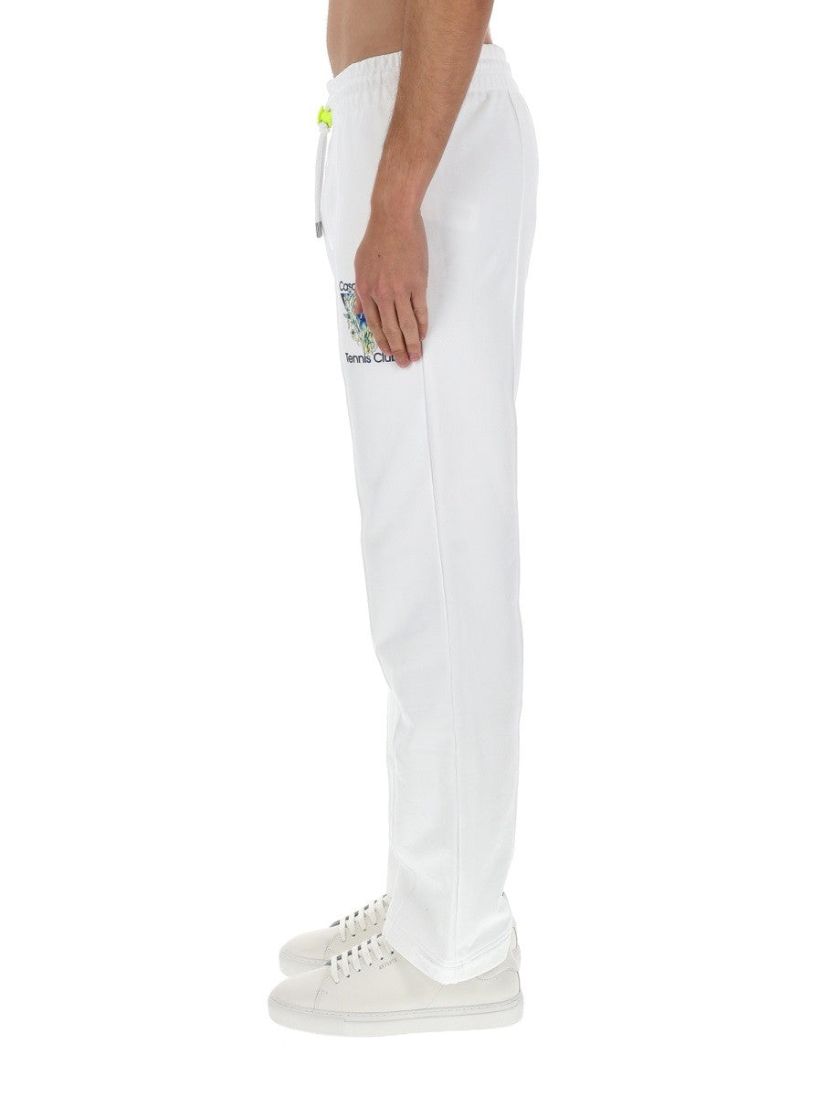 Casablanca Tennis Club Icon Joggingbroek – Wit