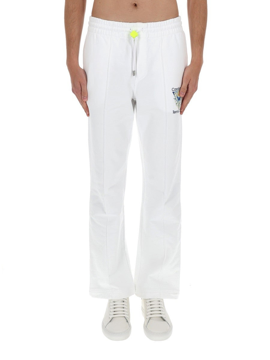 Casablanca Tennis Club Icon Joggingbroek – Wit
