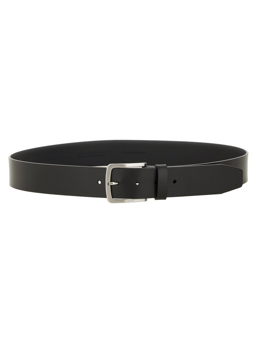 Boss Jor-V Leren Riem met gesp – Zwart