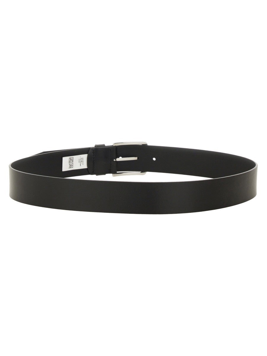 Boss Jor-V Leren Riem met gesp – Zwart