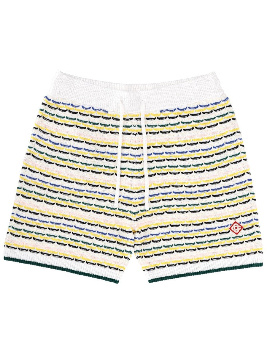 Casablanca Gebreide Short – Meerkleurig