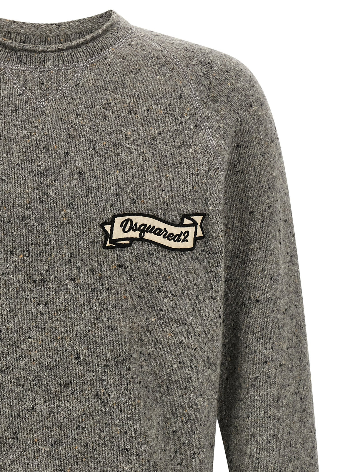 Dsquared2 Knop Yarn Trui – Grijs