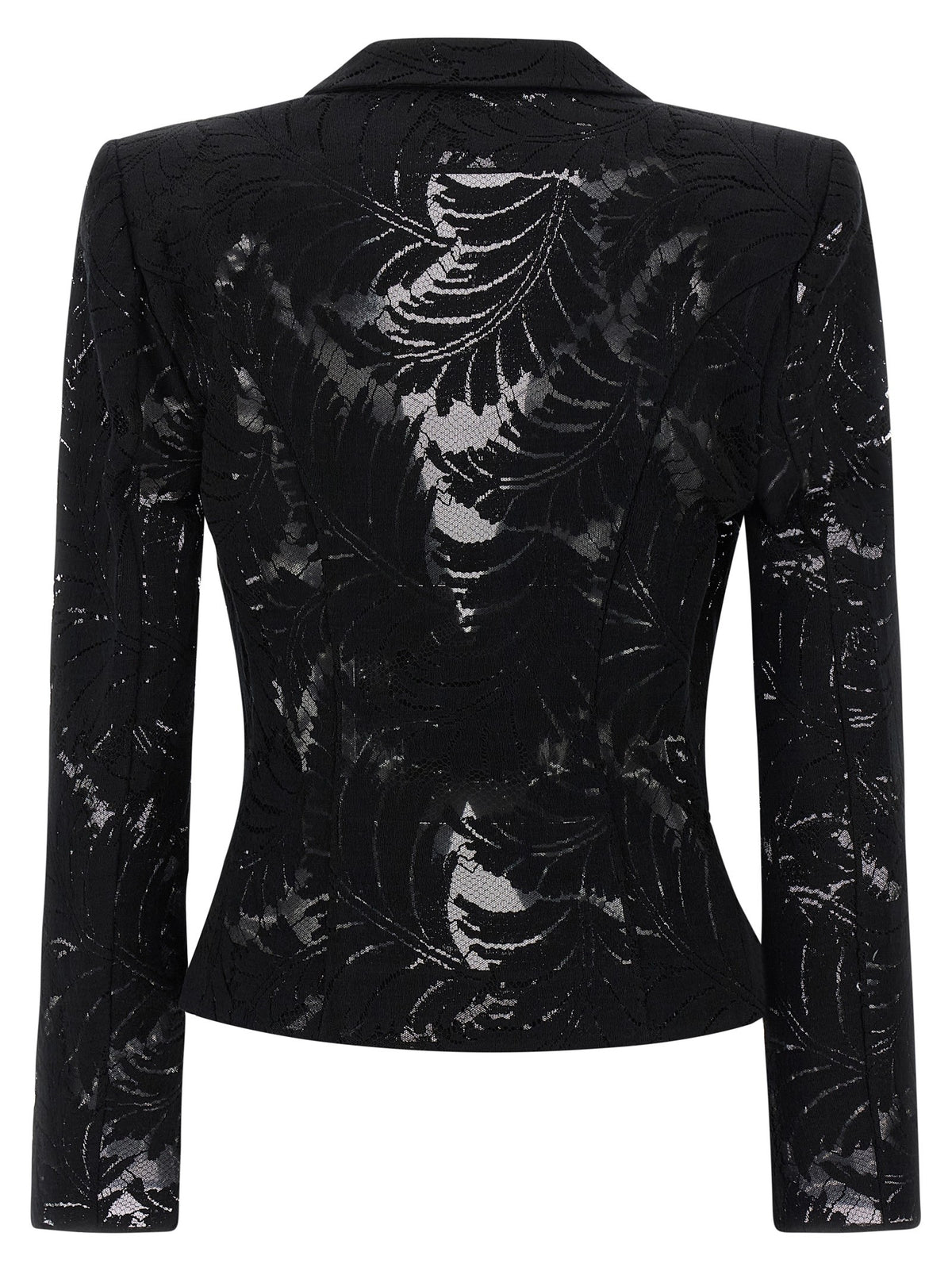 Balmain Kanten Blazer – Zwart