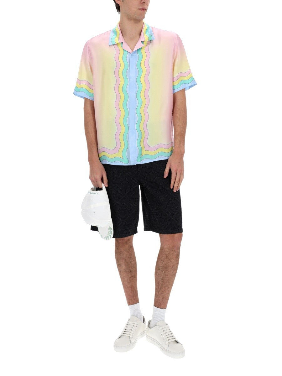 Casablanca Laser Monogram Short – Zwart