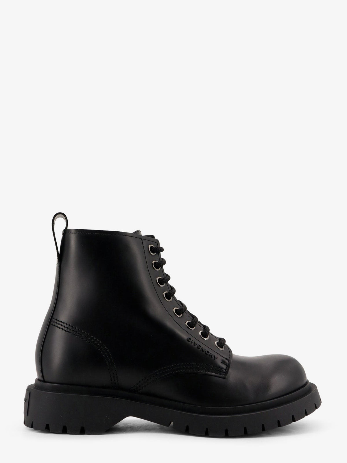 Givenchy Leren Veterboots – Zwart