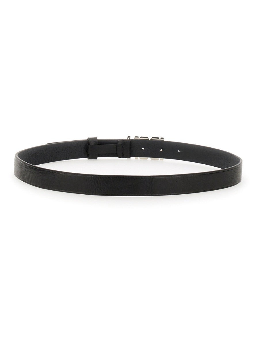 Dsquared2 Leren Riem – Zwart