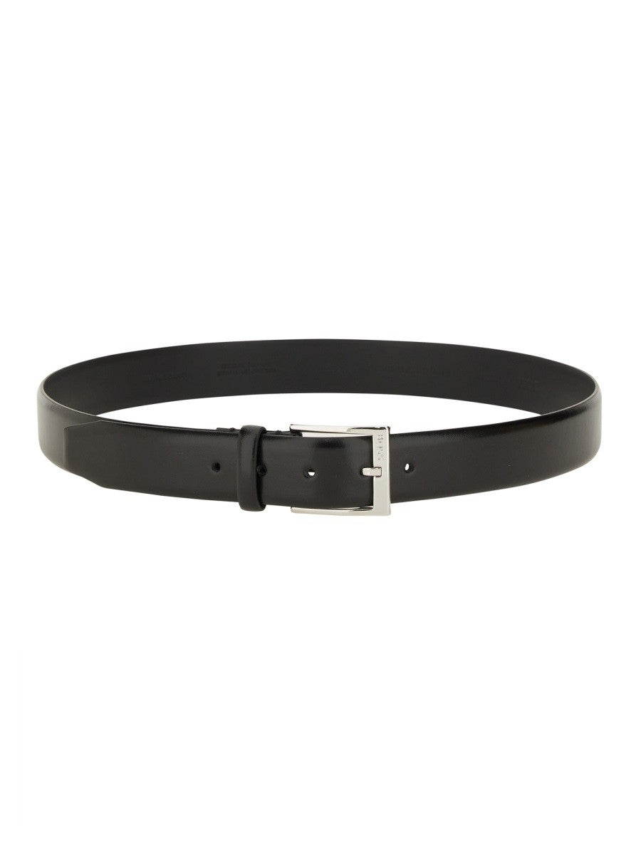 Boss Elloy Leren Riem – Zwart