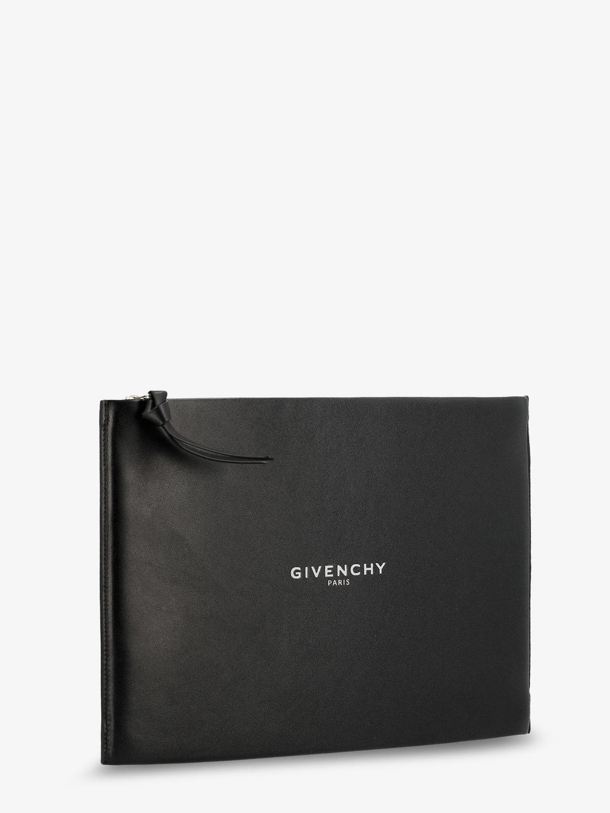 Givenchy Leren Clutch met logo – Zwart