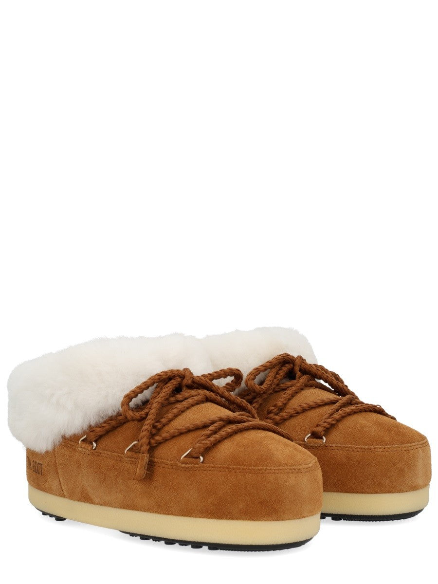 Moon Boot EVX Leren Muiltjes – Beige