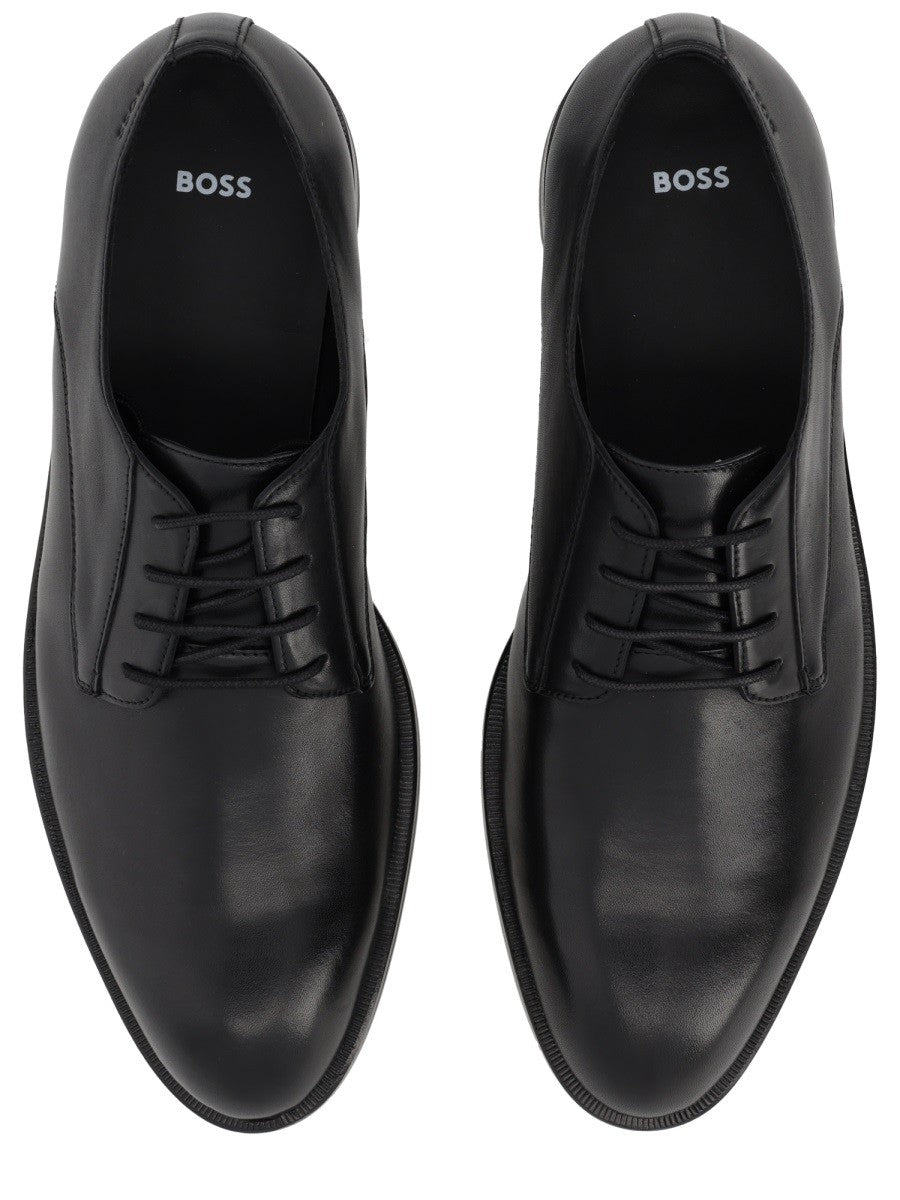 Boss Leren Loafers – Zwart