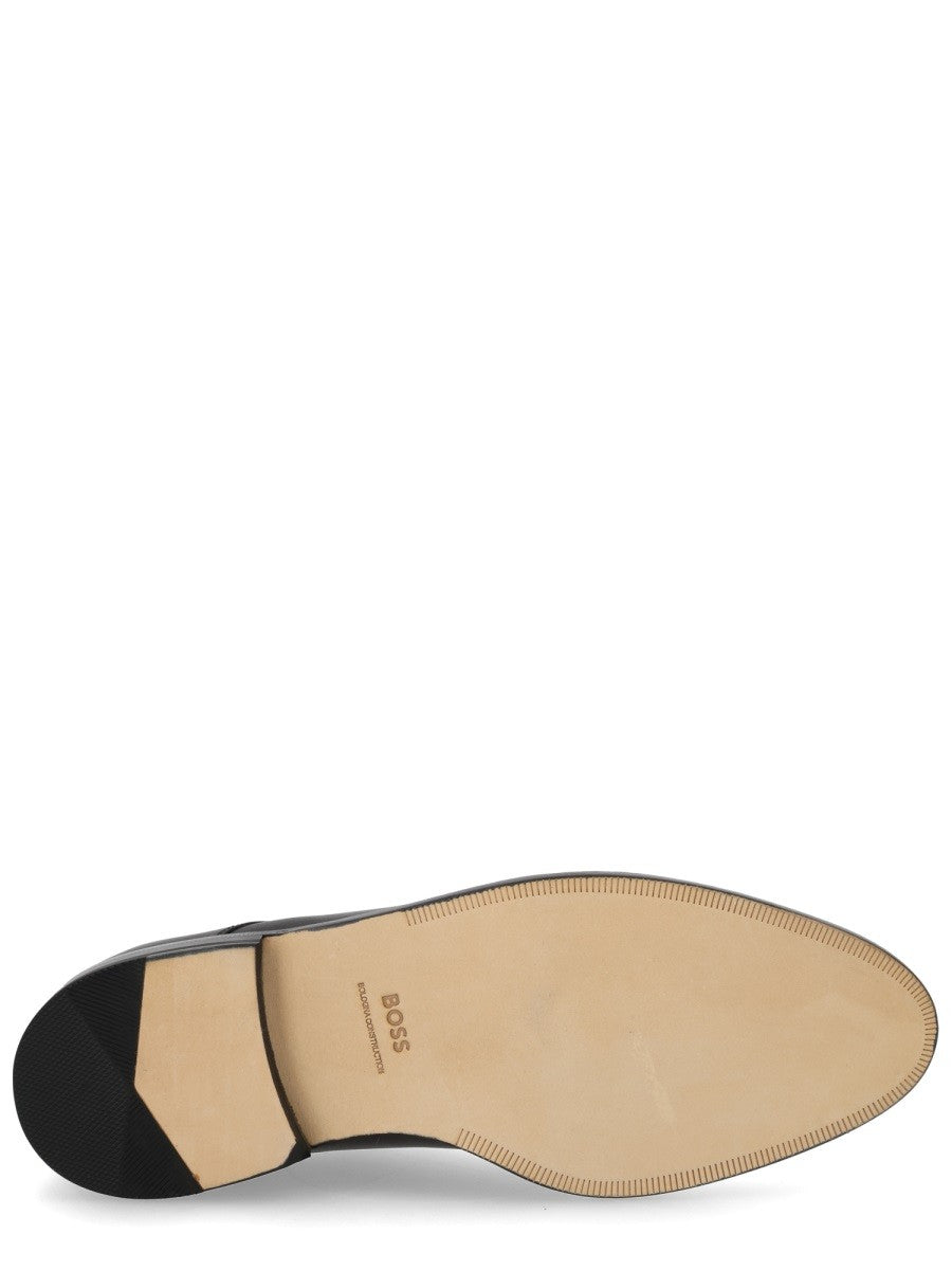 Boss Leren Loafers – Zwart