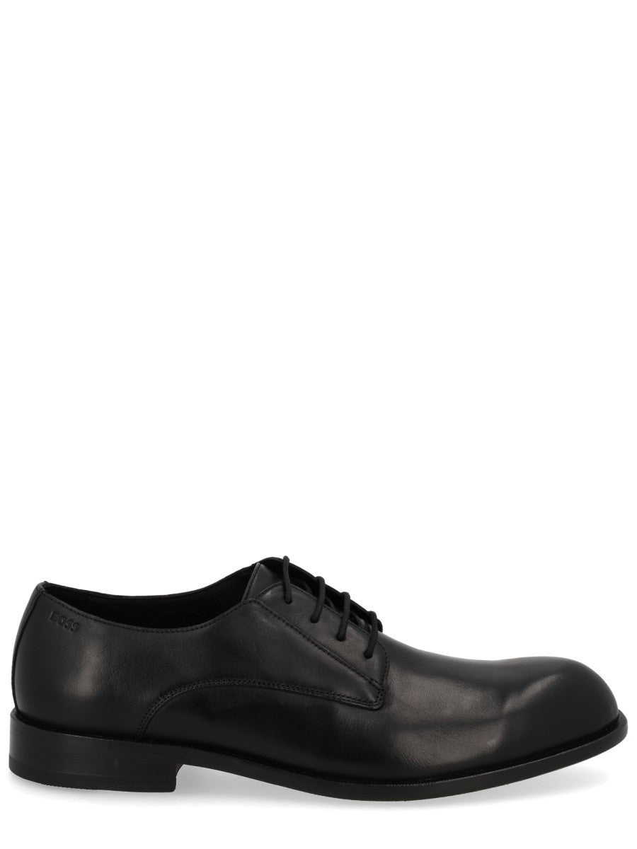 Boss Leren Loafers – Zwart