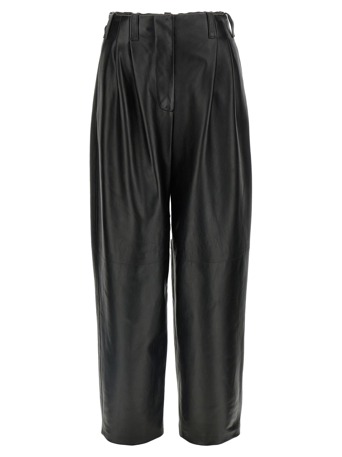 Givenchy Lamsleren Broek met dubbele plooi – Zwart