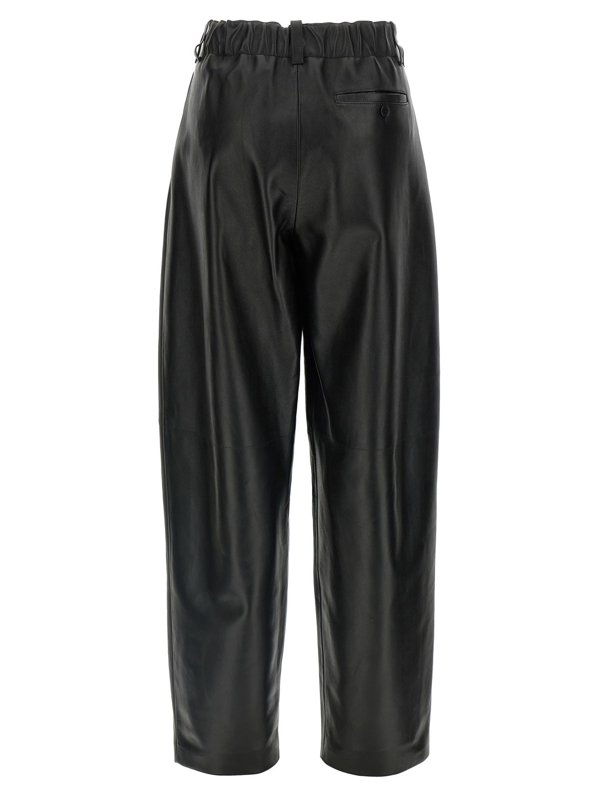 Givenchy Lamsleren Broek met dubbele plooi – Zwart