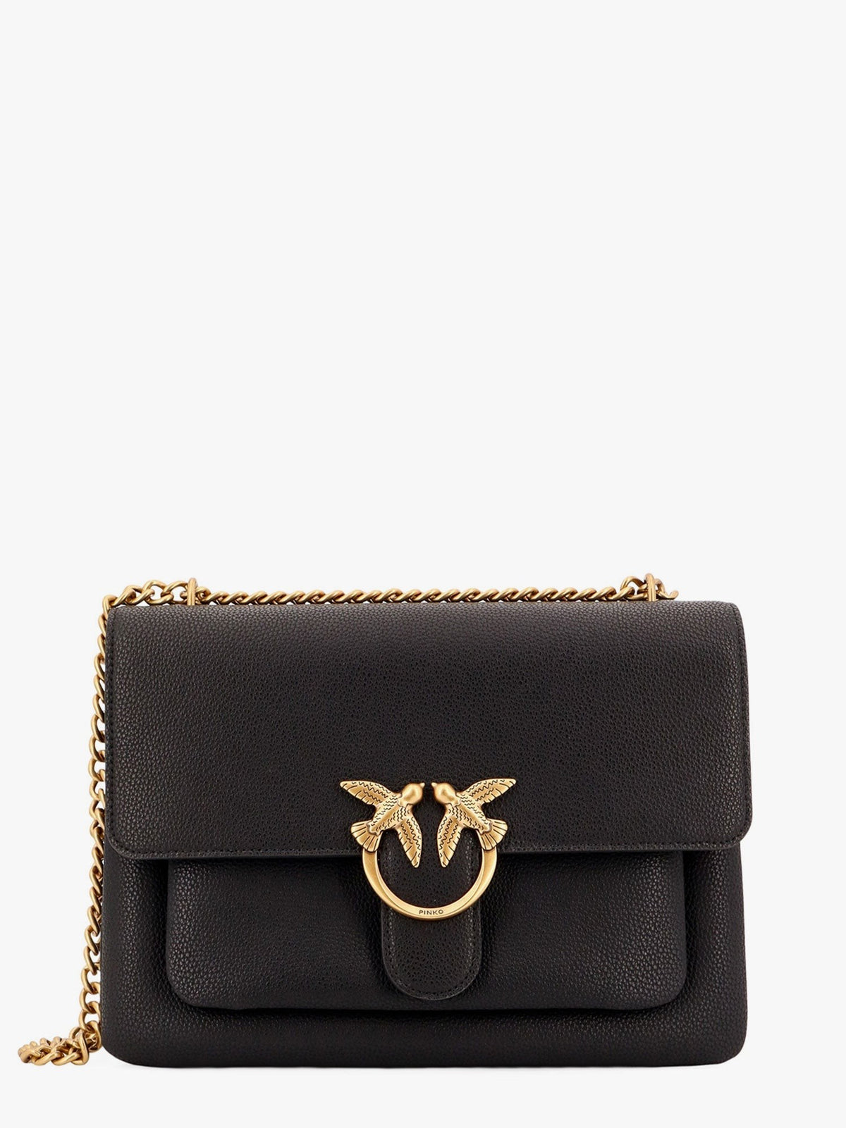 Pinko Love One Schoudertas – Zwart
