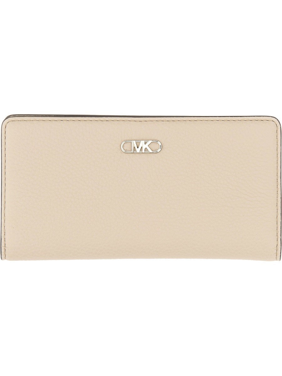 Michael Kors Leren portemonnee – Beige