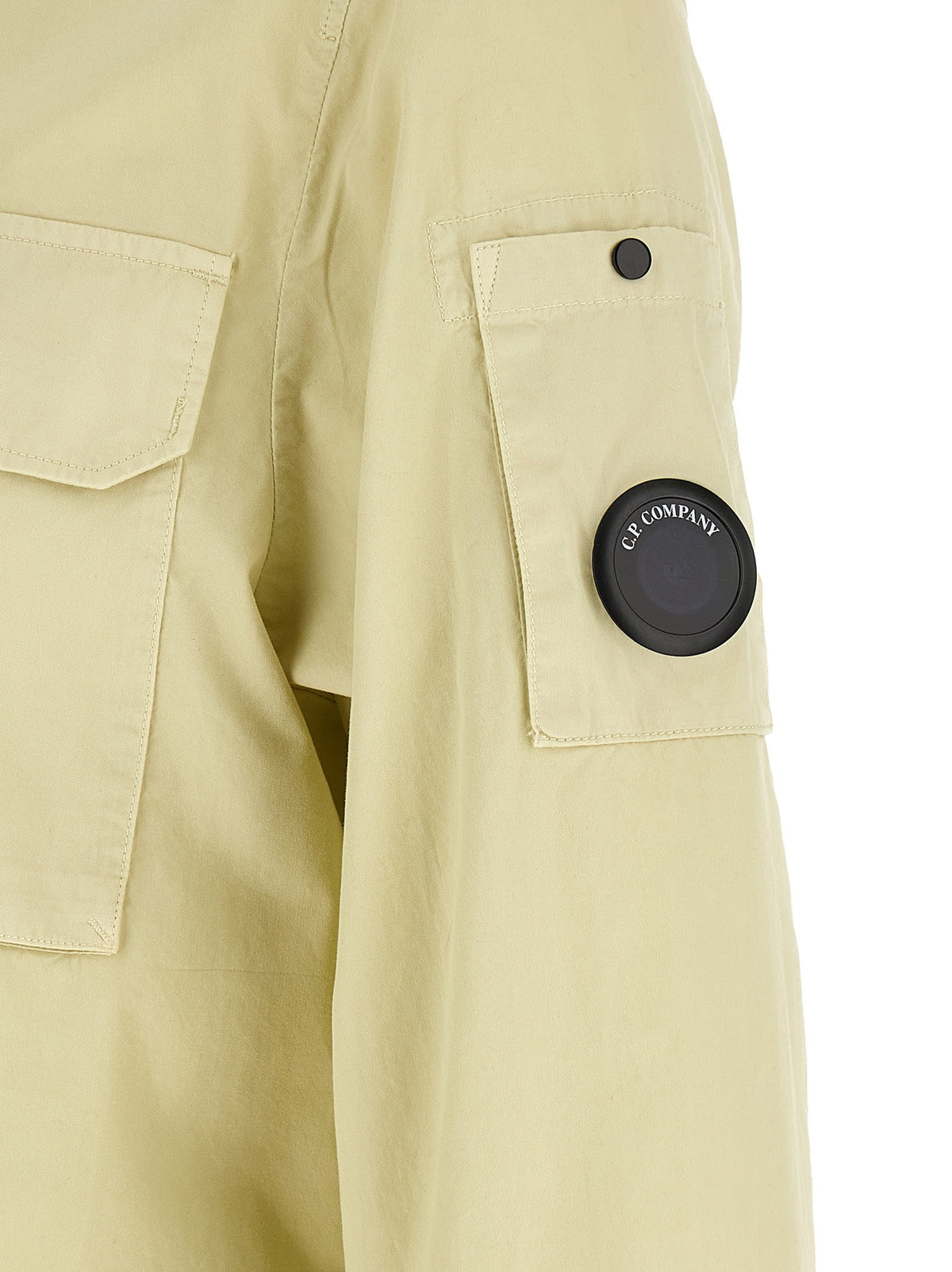 C.P. Company Overshirt met Lens-detail – Beige