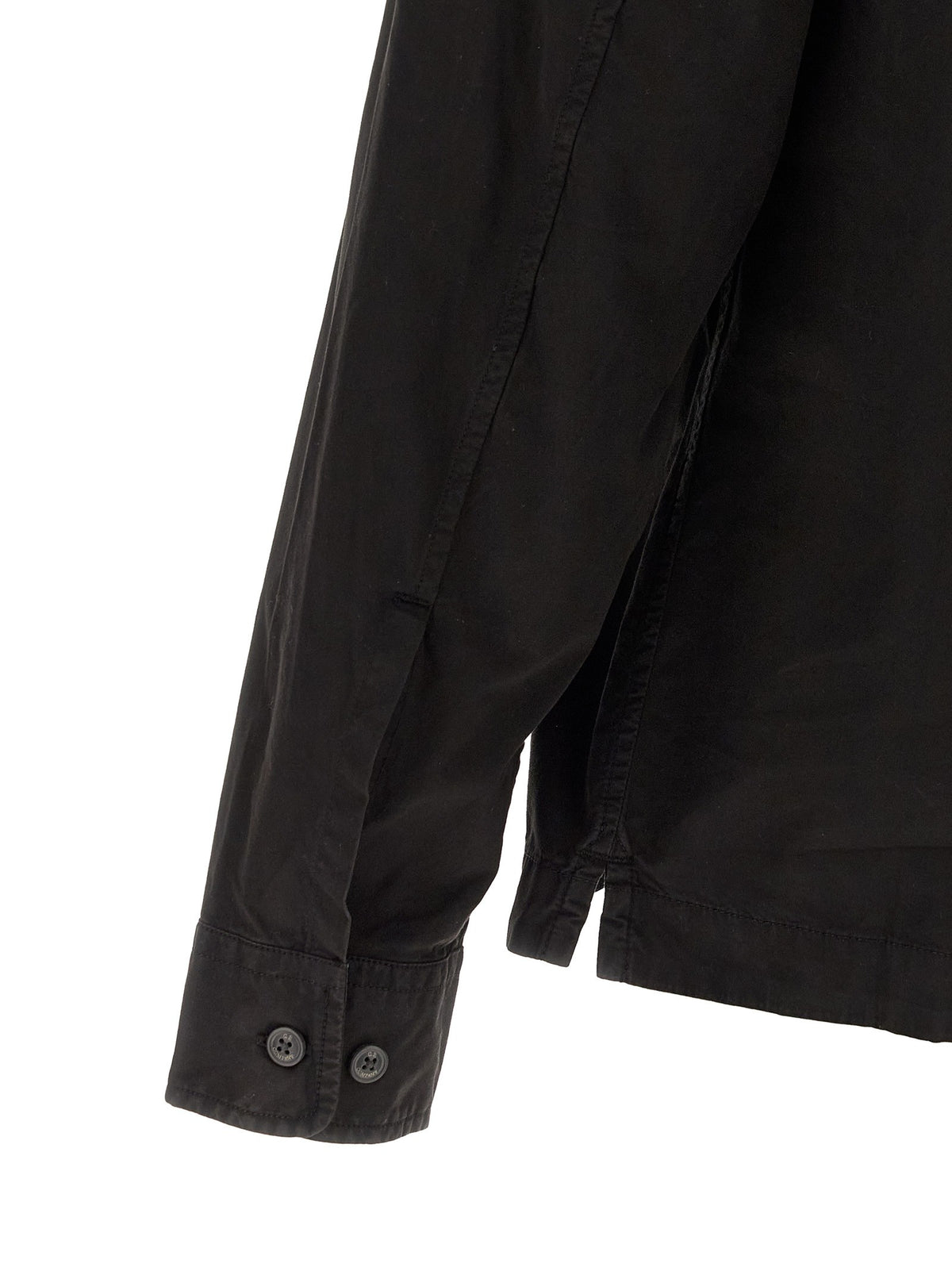 C.P. Company Overshirt met Lens-detail – Zwart